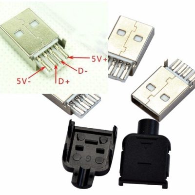 USB A -urosliitin 4 pin 50 kpl