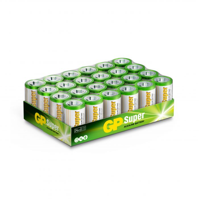 C / LR14 alkaliparisto 24 kpl GP Super